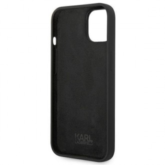 Karl Lagerfeld KLHCP14MSLKHBK iPhone 14 Plus 6.7 &quot;hardcase black / black Silicone Karl`s Head