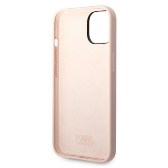 Karl Lagerfeld KLHCP14MSLKHLP iPhone 14 Plus 6.7 &quot;hardcase pink / pink Silicone Karl`s Head