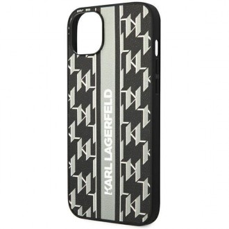 Karl Lagerfeld KLHCP14SPGKLSKG iPhone 14 6.1 &quot;hardcase gray / gray Monogram Stripe