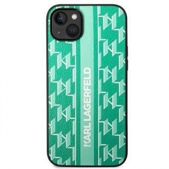Karl Lagerfeld KLHCP14SPGKLSKN iPhone 14 6.1 &quot;hardcase green / green Monogram Stripe