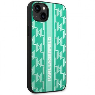 Karl Lagerfeld KLHCP14SPGKLSKN iPhone 14 6.1 &quot;hardcase green / green Monogram Stripe
