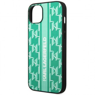 Karl Lagerfeld KLHCP14SPGKLSKN iPhone 14 6.1 &quot;hardcase green / green Monogram Stripe