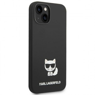 Karl Lagerfeld KLHCP14SSLCTBK iPhone 14 6.1 &quot;hardcase black / black Silicone Choupette Body