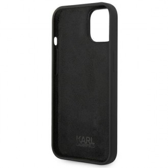 Karl Lagerfeld KLHCP14SSLCTBK iPhone 14 6.1 &quot;hardcase black / black Silicone Choupette Body