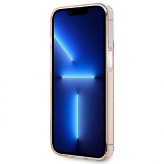 Karl Lagerfeld KLHCP14XHKLSPCP iPhone 14 Pro Max 6.7 &quot;hardcase pink / pink Mono Vertical Stripe