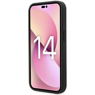 Karl Lagerfeld KLHCP14XSAKLHPG iPhone 14 Pro Max 6,7 &quot;hardcase gray / gray Saffiano Mono Metal Logo