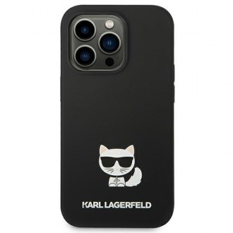 Karl Lagerfeld KLHCP14XSLCTBK iPhone 14 Pro Max 6.7 &quot;hardcase black / black Silicone Choupette Body