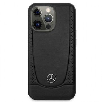 Mercedes MEHCP14LARMBK iPhone 14 Pro 6.1 &quot;black / black hardcase Leather Urban