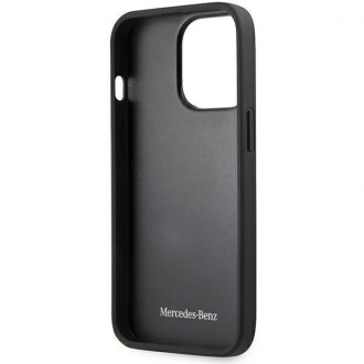 Mercedes MEHCP14LARMBK iPhone 14 Pro 6.1 &quot;black / black hardcase Leather Urban