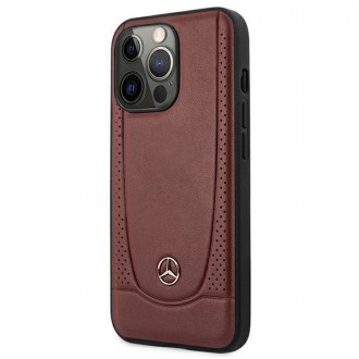 Mercedes MEHCP14LARMRE iPhone 14 Pro 6.1 &quot;red / red hardcase Leather Urban Bengale