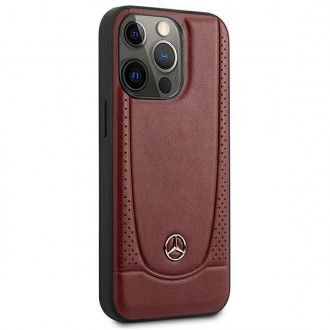 Mercedes MEHCP14LARMRE iPhone 14 Pro 6.1 &quot;red / red hardcase Leather Urban Bengale
