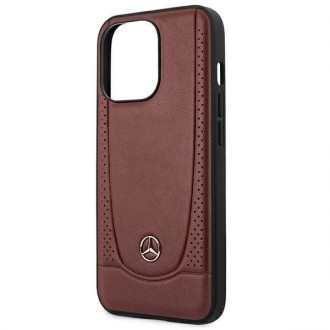 Mercedes MEHCP14LARMRE iPhone 14 Pro 6.1 &quot;red / red hardcase Leather Urban Bengale