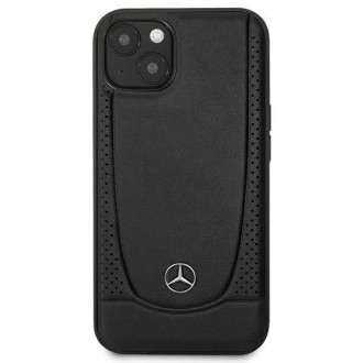 Mercedes MEHCP14MARMBK iPhone 14 Plus 6.7 &quot;black / black hardcase Leather Urban