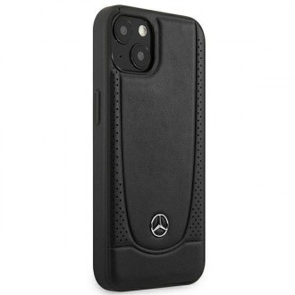 Mercedes MEHCP14MARMBK iPhone 14 Plus 6.7 &quot;black / black hardcase Leather Urban