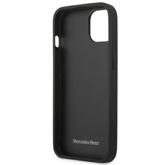 Mercedes MEHCP14MARMBK iPhone 14 Plus 6.7 &quot;black / black hardcase Leather Urban