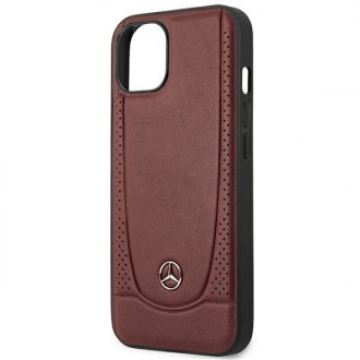 Mercedes MEHCP14MARMRE iPhone 14 Plus 6.7 &quot;red / red hardcase Leather Urban Bengale