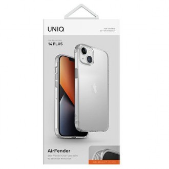 Uniq case Air Fender iPhone 14 Plus 6.7 &quot;nude transparent