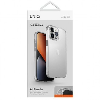Uniq case Air Fender iPhone 14 Pro Max 6.7 &quot;nude transparent
