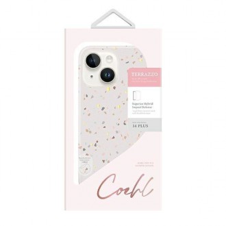 Uniq case Coehl Terrazzo iPhone 14 Plus 6.7 &quot;sand / sandstone