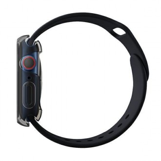 UNIQ etui Garde Apple Watch Series 7/8 45mm. szary/smoked grey