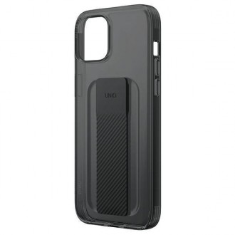 Uniq case Heldro Mount iPhone 14 6.1 &quot;black / vapor smoke