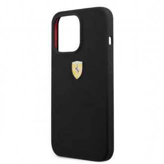 Ferrari FESSIHMP13LBK iPhone 13 Pro / 13 6,1&quot; černý/černý pevný obal silikonový MagSafe