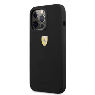 Ferrari FESSIHMP13XBK iPhone 13 Pro Max 6,7&quot; černý/černý pevný obal silikonový MagSafe