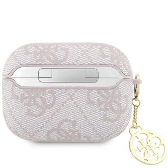 Guess GUAP2G4GSMP kryt AirPods Pro 2 růžový/růžový 4G Charm Collection