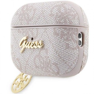 Guess GUAP2G4GSMP kryt AirPods Pro 2 růžový/růžový 4G Charm Collection
