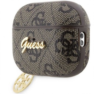 Guess GUAP2G4GSMW kryt AirPods Pro 2 hnědý/hnědý 4G Charm Collection