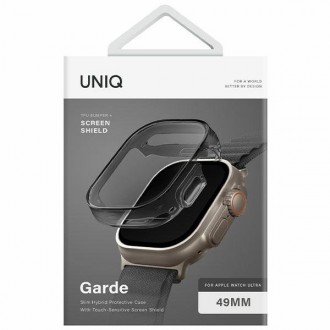 Uniq Garde Apple Watch Ultra 49mm pouzdro. šedá / kouřově šedá