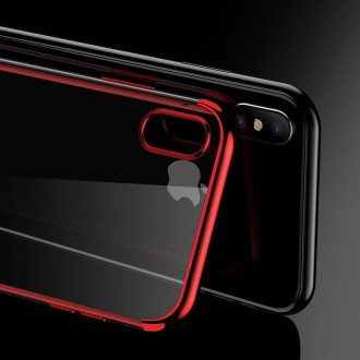 Clear Color Case Gel TPU Electroplating frame Cover for Samsung Galaxy A50s / Galaxy A50 / Galaxy A30s black