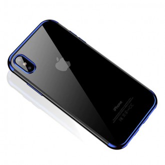 Clear Color Case Gel TPU Electroplating frame Cover for Samsung Galaxy A50s / Galaxy A50 / Galaxy A30s red