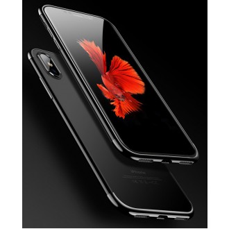 Clear Color Case Gel TPU Electroplating frame Cover for Samsung Galaxy A50s / Galaxy A50 / Galaxy A30s red