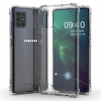 Wozinsky Anti Shock durable case with Military Grade Protection for Samsung Galaxy A51 transparent