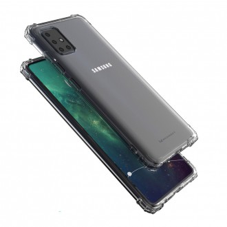 Wozinsky Anti Shock durable case with Military Grade Protection for Samsung Galaxy A51 transparent