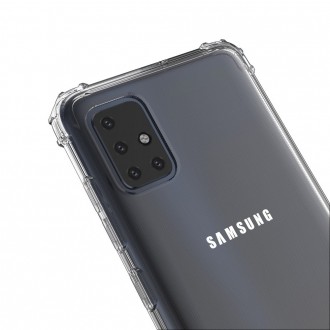 Wozinsky Anti Shock durable case with Military Grade Protection for Samsung Galaxy A51 transparent