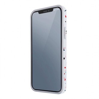 UNIQ etui Coehl Terrazzo iPhone 12 Pro Max 6,7" biały/natural white