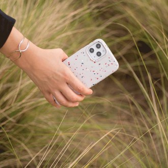 UNIQ etui Coehl Terrazzo iPhone 12 Pro Max 6,7" biały/natural white