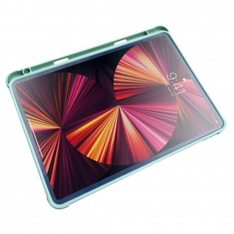 Stand Tablet Case Smart Cover pouzdro pro iPad mini 2021 s funkcí stojánku modré