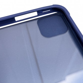 Stand Tablet Case Smart Cover pouzdro pro iPad mini 2021 s funkcí stojánku modré