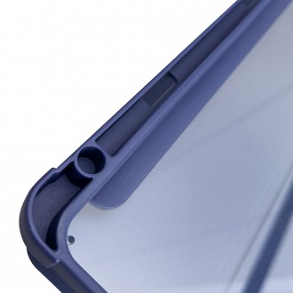 Stand Tablet Case Smart Cover pouzdro pro iPad mini 2021 s funkcí stojánku modré