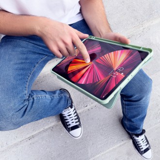 Stand Tablet Case Smart Cover pouzdro pro iPad mini 2021 s funkcí stojánku modré
