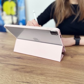 Stand Tablet Case Smart Cover pouzdro pro iPad mini 2021 s funkcí stojánku modré