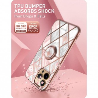 Supcase IBLSN COSMO SNAP IPHONE 13 PRO MARBLE PINK