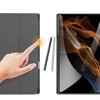 Dux Ducis Domo foldable cover for tablet with Smart Sleep function Samsung Galaxy Tab S8 Ultra stand black