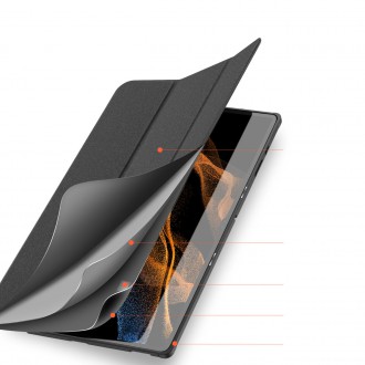 Dux Ducis Domo foldable cover for tablet with Smart Sleep function Samsung Galaxy Tab S8 Ultra stand black