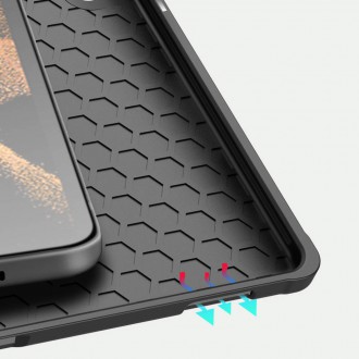 Dux Ducis Domo foldable cover for tablet with Smart Sleep function Samsung Galaxy Tab S8 Ultra stand black