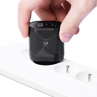 Wozinsky small 65W GaN charger with USB ports, USB supports fast charging black (WWCGM1)