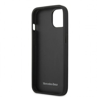 Mercedes MEHCP13MCDOBK iPhone 13 6,1" czarny/black hardcase Leather Perforated Area